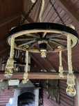 Lampa z kola wozu