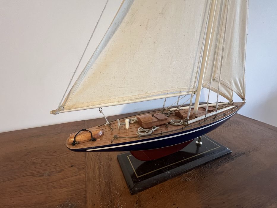 Barco decorativo em madeira - 65 x 50 cm