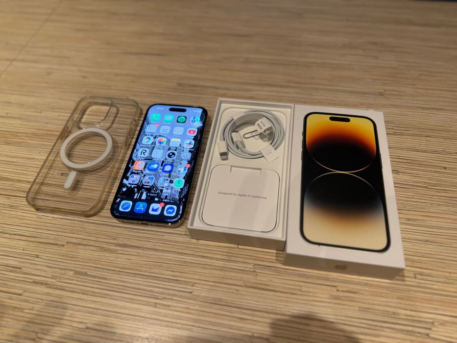 iPhone 14 Pro 512GB Gold - stan bardzo dobry, bateria 91%
