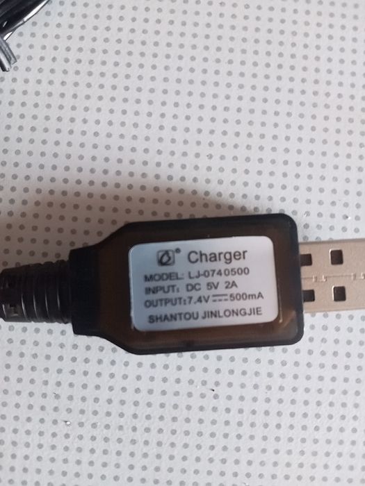 Usb 7.4 500 mA. Зарядка для игрушек виход контактов 4,3, 2 пина