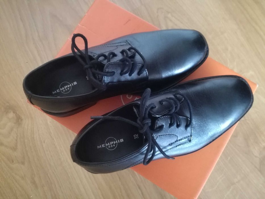Buty skórzane, eleganckie rozm. 32 komunijne