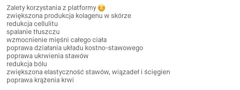 Urządzenie fitness platforma wibracyjna