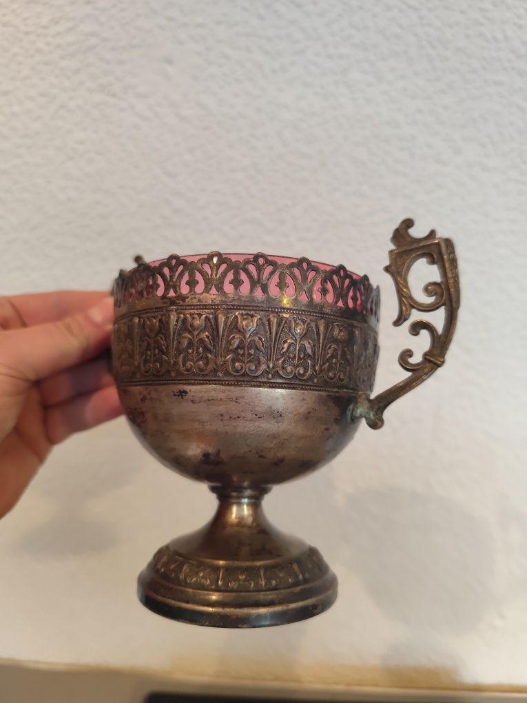 Cukiernica secesja plater vintage retro prl przedwojenna