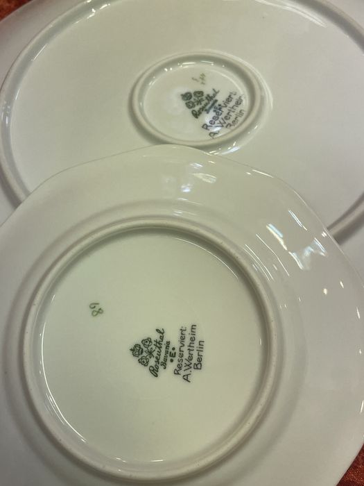 Rosenthal Perlrand talerz na ciasto + 6 talerzykow