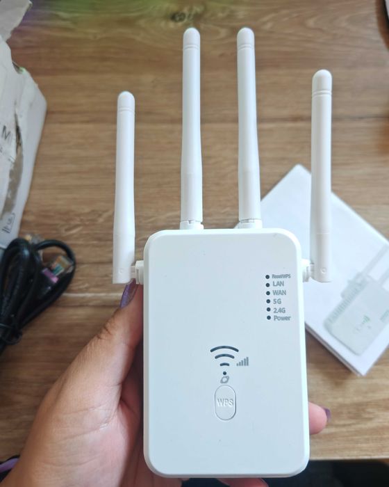 Repetidor WiFi 1200 Mbps – Novo, sem uso