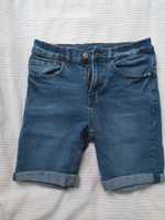 Chłopięce krótkie spodnie jeansowe rozmiar 152 destination stan bdb