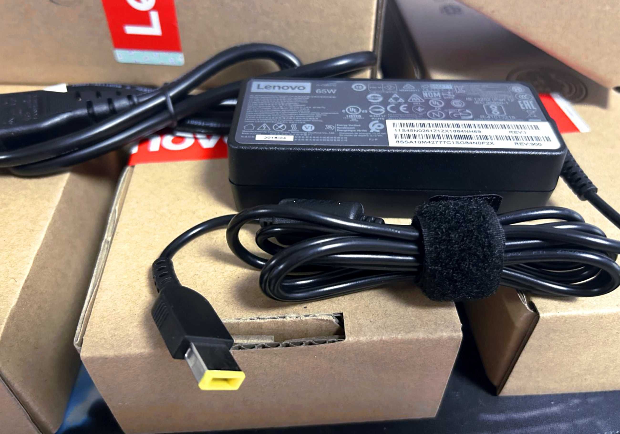 НОВЫЙ БП Lenovo 65W USB+pin ORIGINAL+СЕТевойКабель |Коробка ЗАПЕЧАТАНА