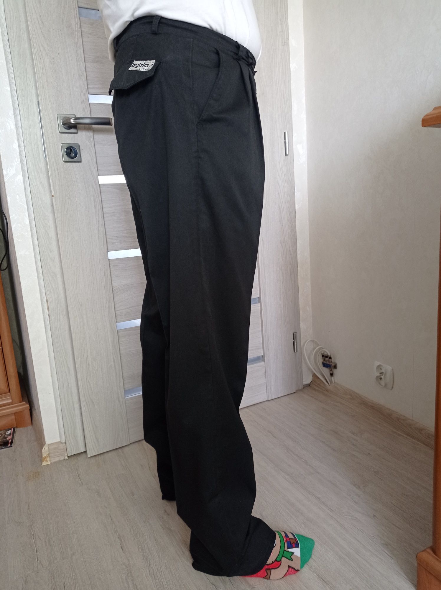 Spodnie męskie garniturowe L/XL