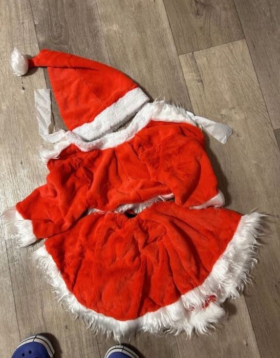 Зимовий новорічний костюм на дівчинку