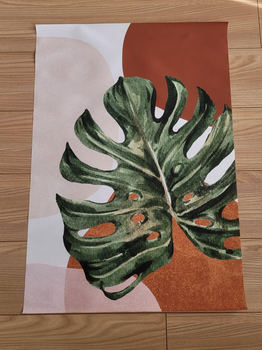 Obraz na materiale 50x70cm boho natural