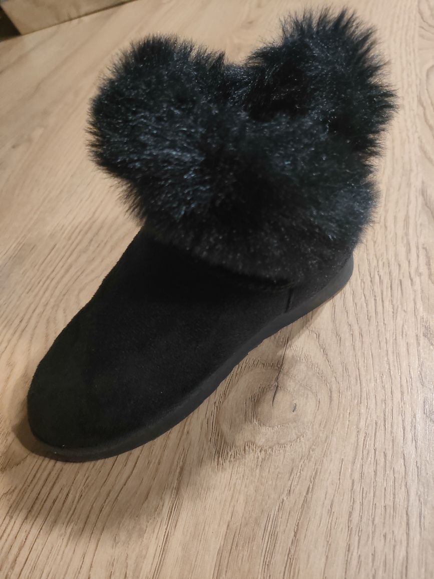 Buty zimowe dla dziewczynki r.32 + gratis