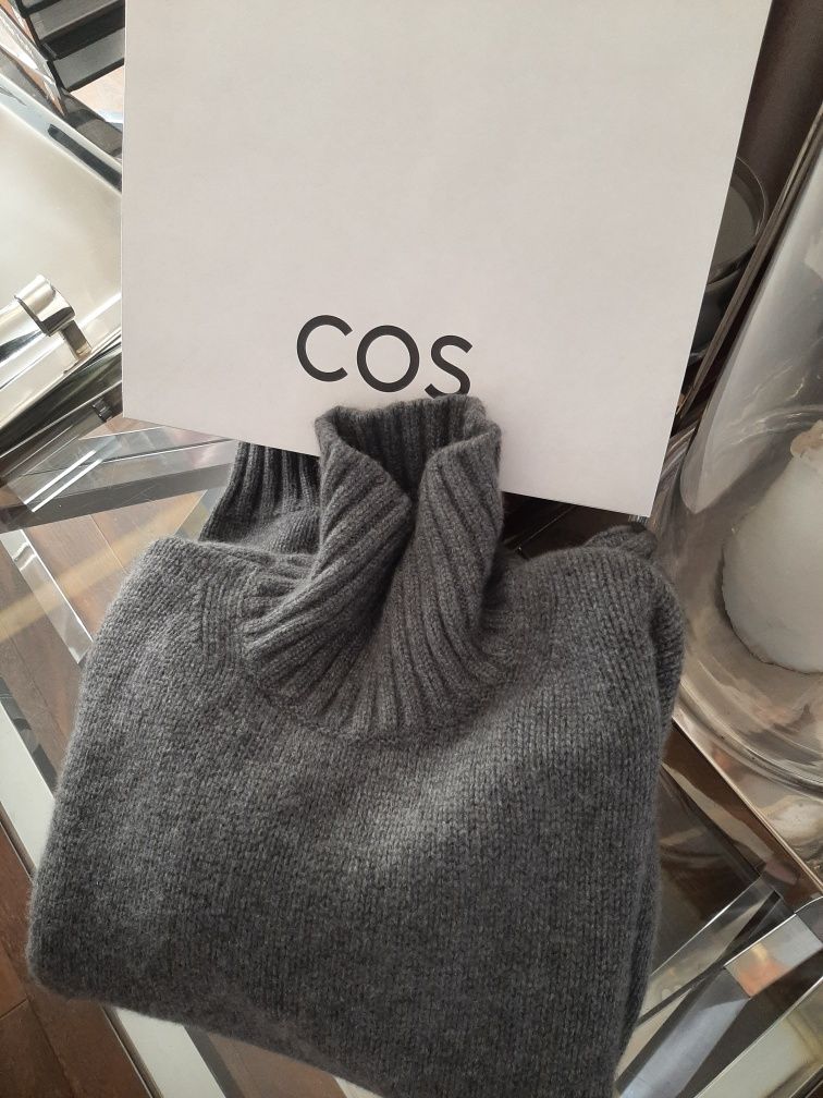 COS 100% Kaszmir NOWY  polgolf pudelkowy