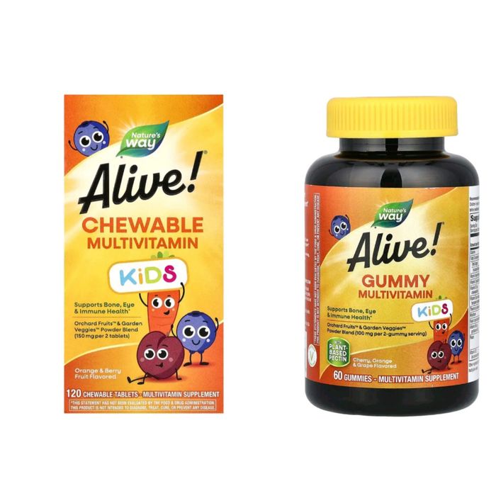Nature´s Way, Alive Дитячі мультивітаміни
