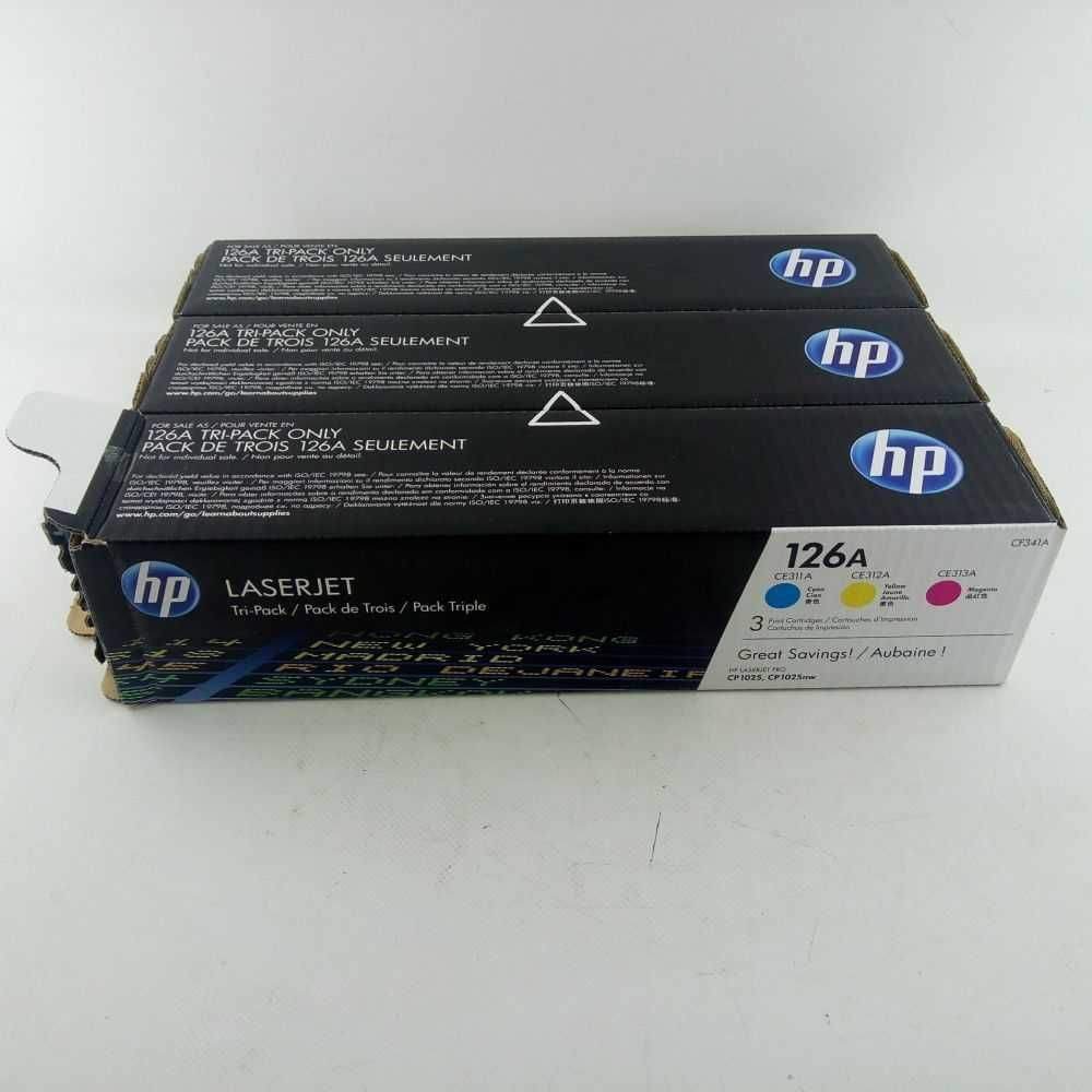 HP CLJ 126A CYM Tri-Pack, CP1025/M175 CE311A,CE312A,CE313A,CF341A