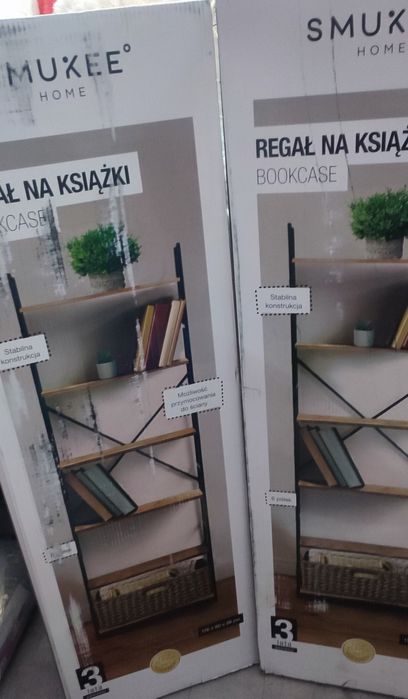 Regały na książki 2 sztuki