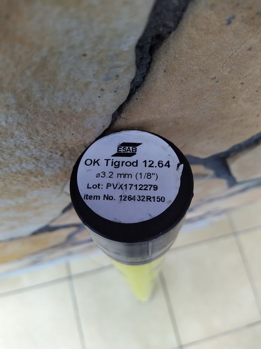 Drut spawalniczy TIG OK Tigrod ESAB  12.64 1,6, 2,0, 2,4, 3,2 mm 5 kg
