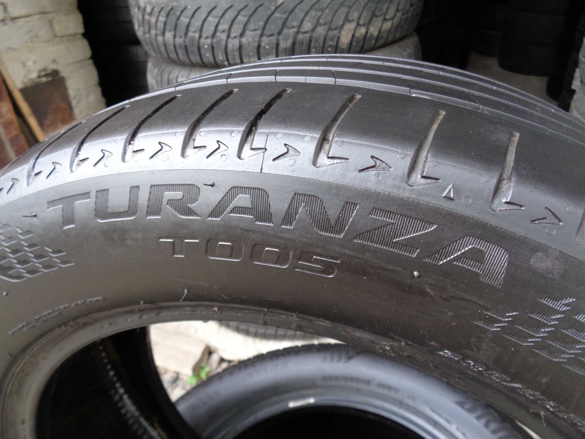 Bridgestone Turanza T005 235/55r18 2шт, 19год, 5,2мм, ЛЕТО из Германии