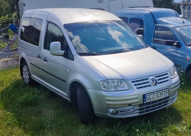 VW Caddy 1,9 TDI klimatyzacja nowy rozrząd, sprzęgło,dwumas,klima