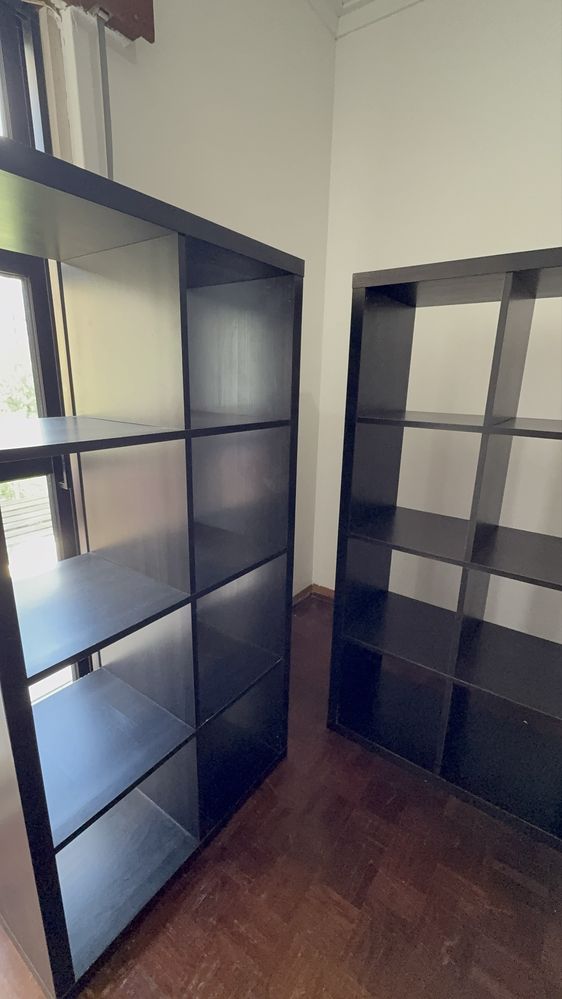 Estantes, pretas 77x147 cm