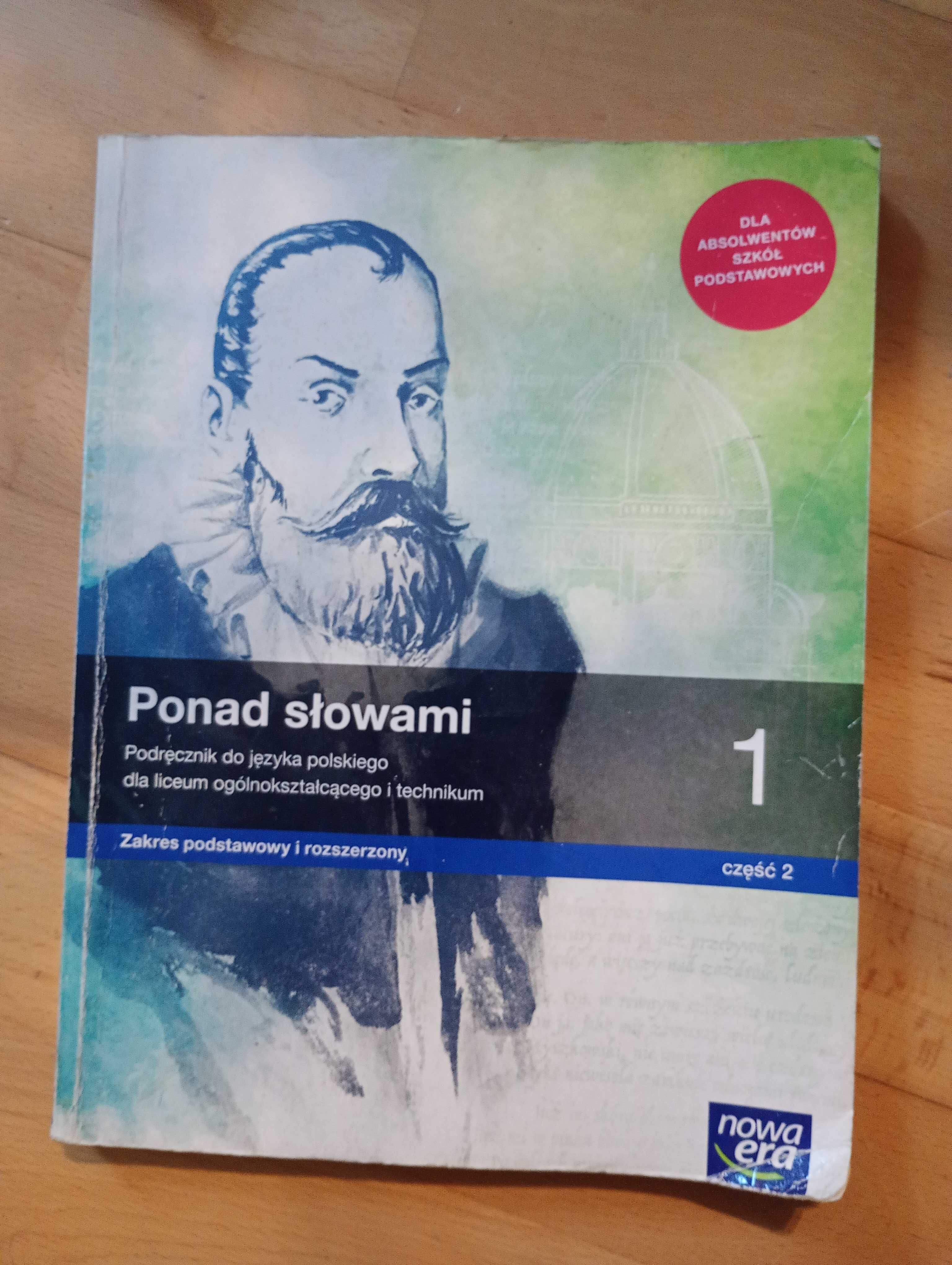 Ponad słowami klasa 1 część 2 Język Polski