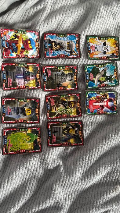 Karty LEGO Ninjago – duży zestaw około 30 kart