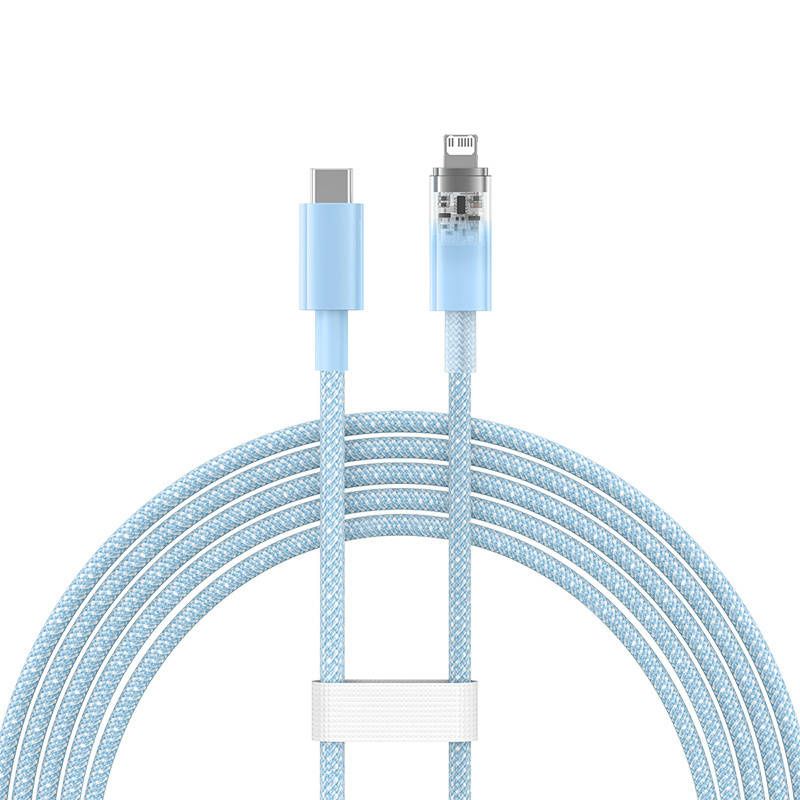 Kabel szybko ładujący Baseus USB-C do Lightning Explorer Series 2m,