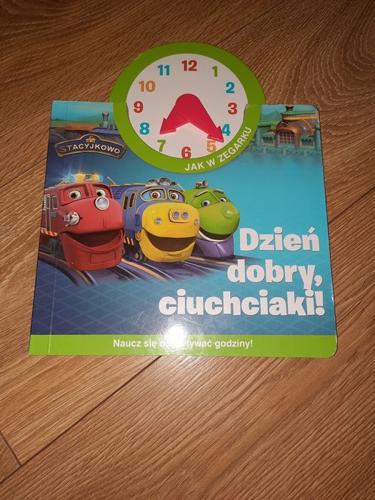 Tekturowa książeczka edukacyjna Stacyjkowo. Jak w zegarku z interaktyw