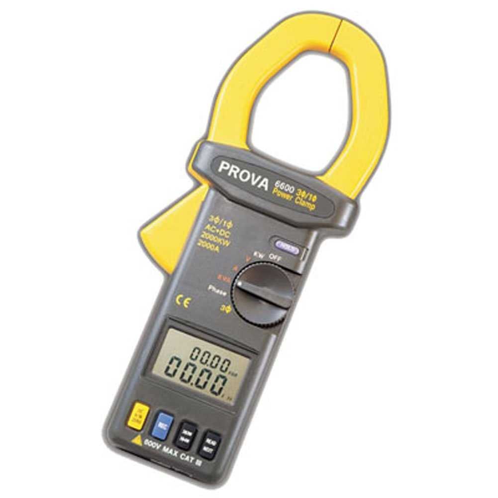 Токоизмерительные клещи-ваттметр Prova 6600 (АТК-2200)