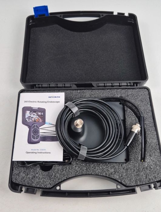 Kamera endoskopowa inspekcyjna obrotowa 5m ekran LCD 5"