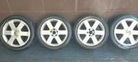 Jantes Audi R17 com pneus 235/45 Furação 5x112 JANTES COM OS 4 CENTROS