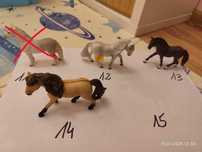 Konie SCHLEICH, wiele rodzajów, używane - konie, kucyki
