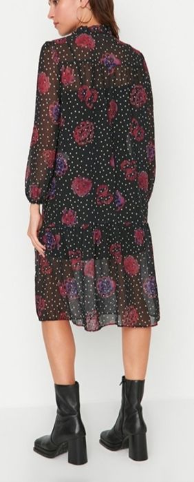 Trendyol Sukienka Damska Na Co Dzień Luźna,rozmiar-34