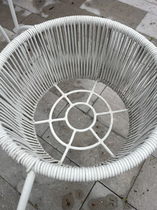 Mesa se jardim ferro e vidro