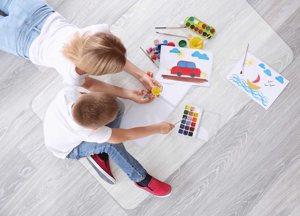 MATA OCHRONNA PODKŁADKA POD KRZESŁO fotel biurowy kwiat Różne rozmiary