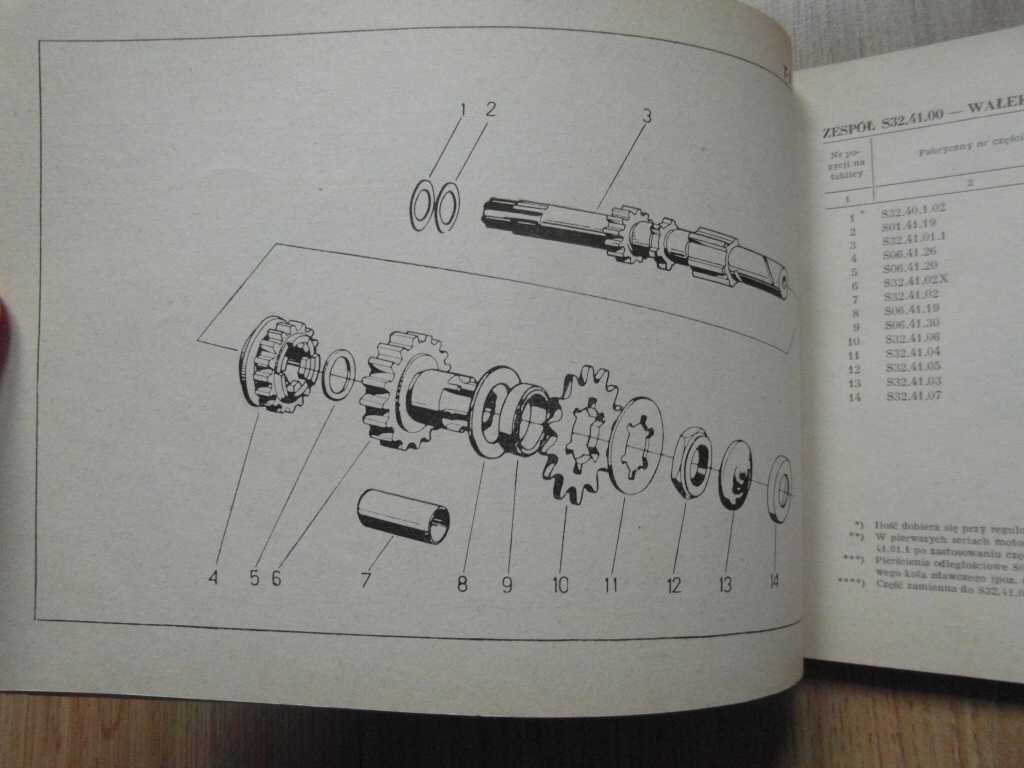 shl m11 katalog części oryginał ładny