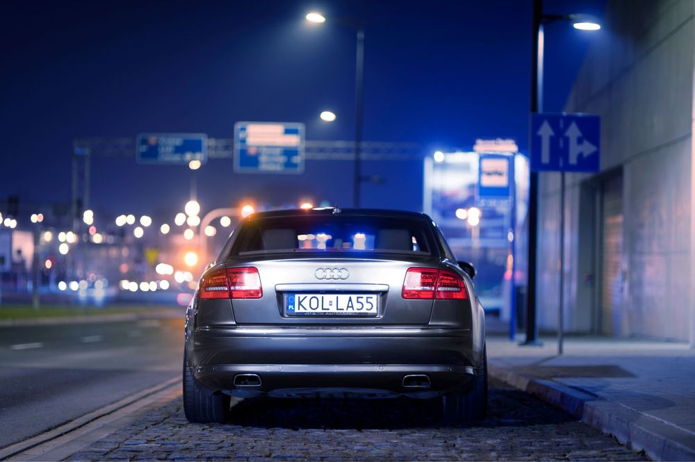 Audi A8 D3 FL Lift blenda klapy pod kamere Daytona Grau