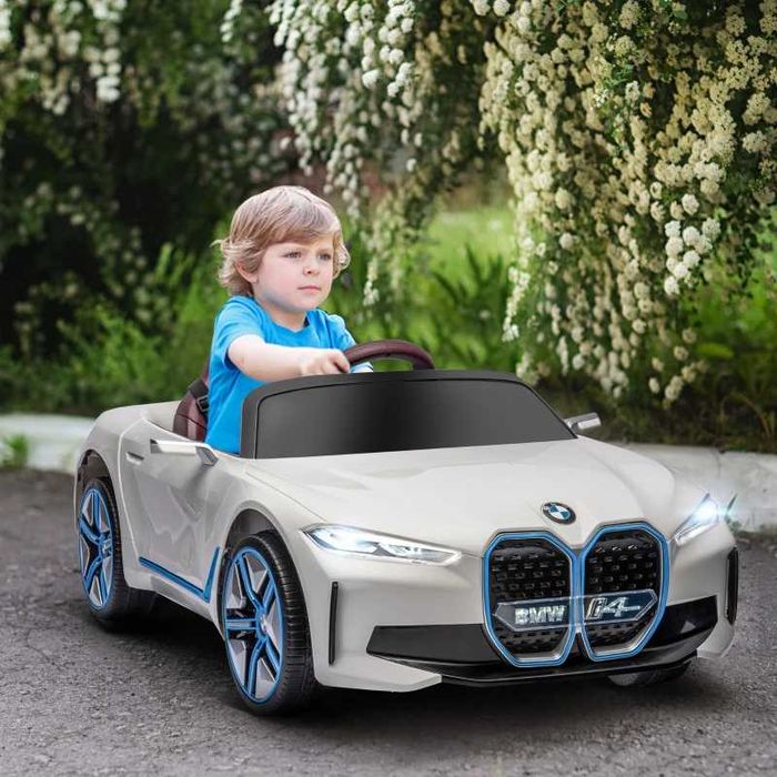 Carro Elétrico para Crianças BMW i4 12V - 115x67x45 cm - Branco