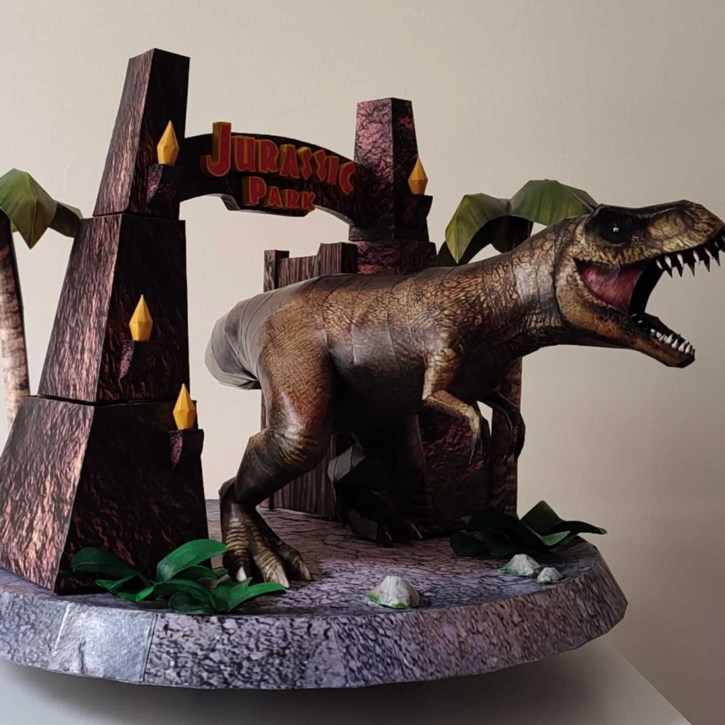 Diorama Jurassic park - Produto artesanal