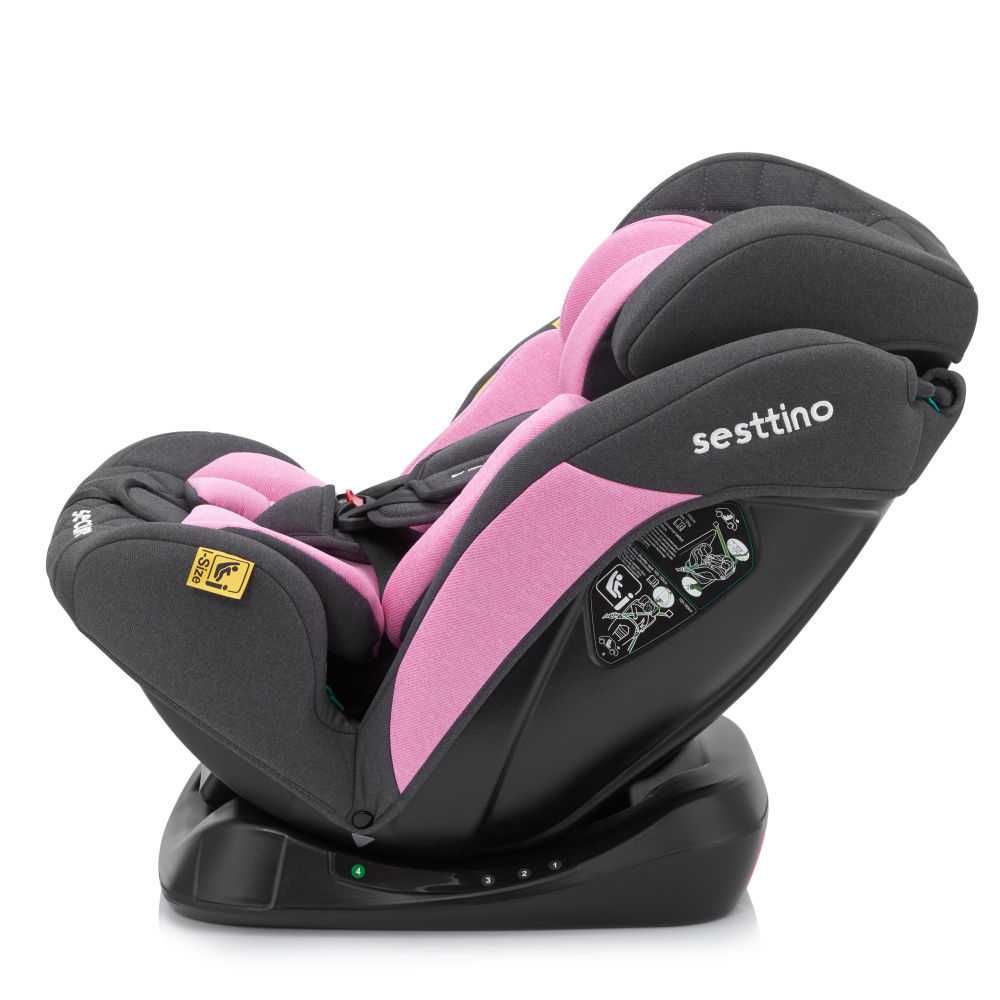 Автокрісло Sesttino Secure Pro, рожеве та сіре ( 0-36 кг)
