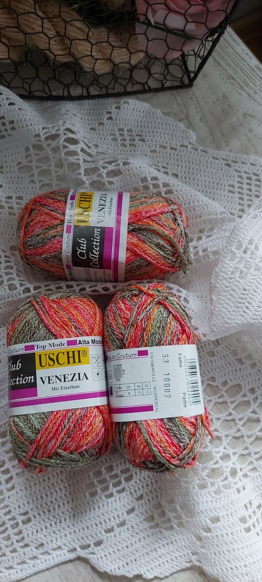 Włóczka  wełna motek do prac diy rękodzieło handmade