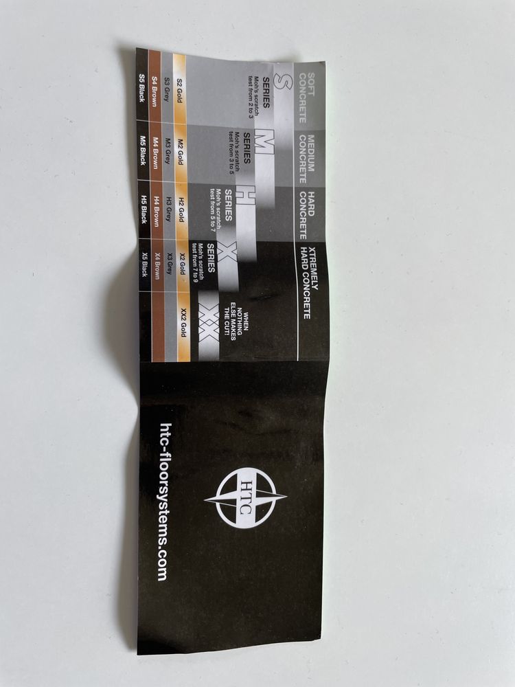 Segmenty/Diamenty do szlifowania betonu oryginał HTC-TANIO
