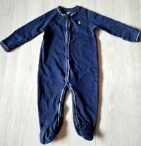 Pajacyk Ralph Lauren r. 6-9 m śpiochy piżama dla chłopca bawełniane