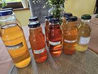 Ocet domowy - rekodzielo - Rabarbar + jablko + mieta 2024 r - 700 ml