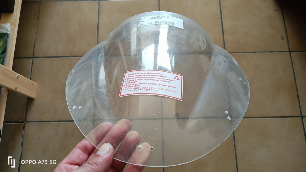 Vidro bolha de carnagem Honda RS 250cc de 2004