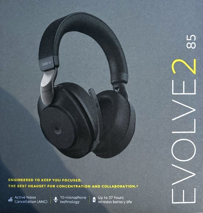 Jabra Evolve 85 alta definição Bluetooth/ como novo