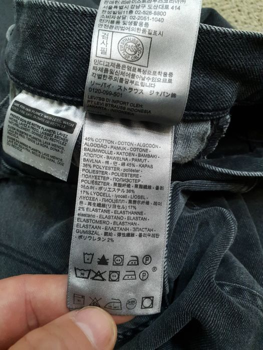 Spodnie jeansowe Levis Lot 501 W29 L32 S