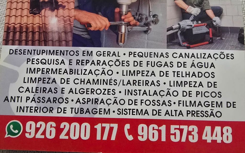 Desentupimentos e Canalizações