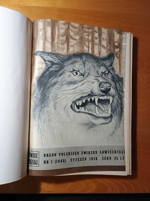 Łowiec Polski roczniki 1956-57 oprawa