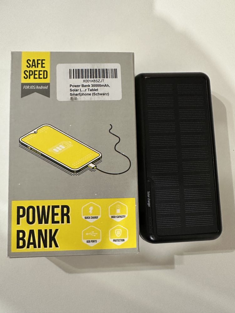‼️30000 mAh Power Bank Solar Charger SAFE POWER