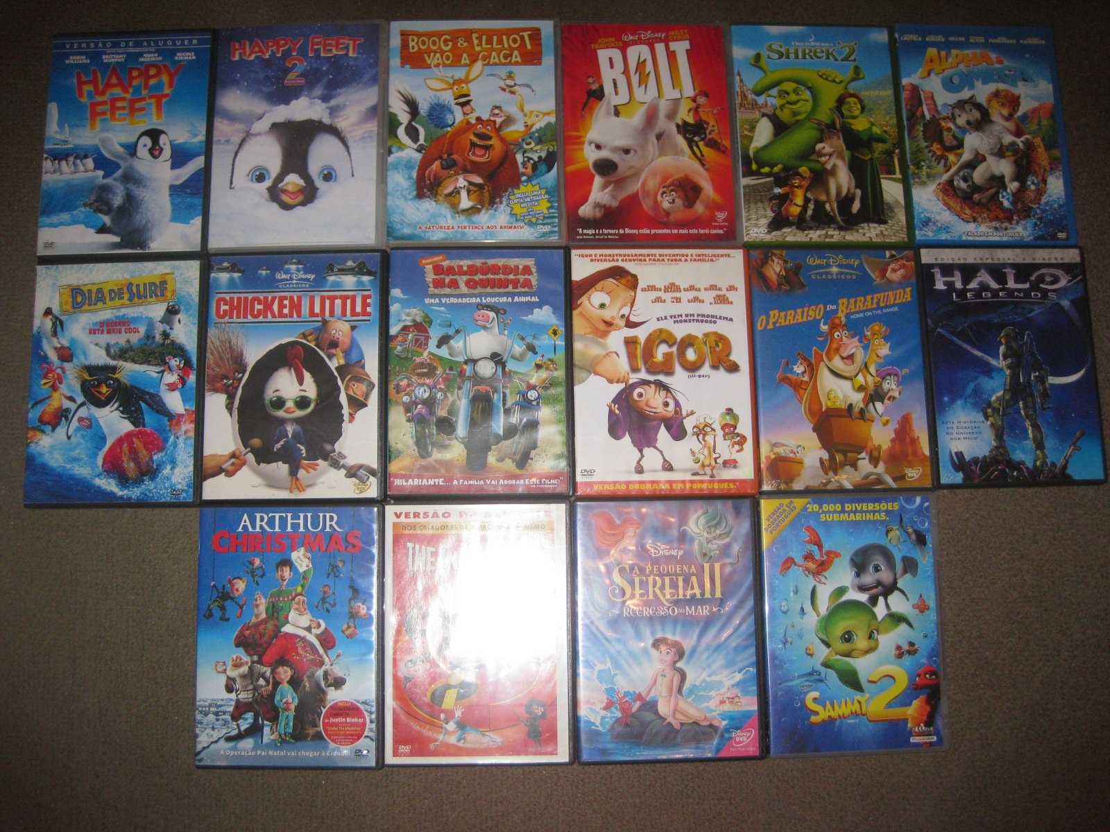 16 Filmes em DVD de Animação
